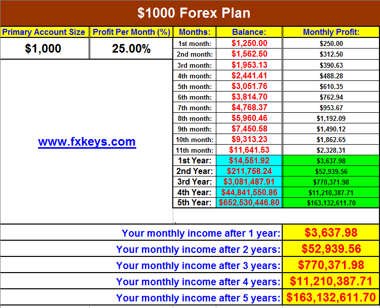 Forex income calculator
